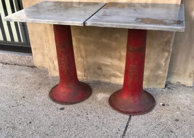 Vintage Zinc Tables
